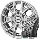 【ハイエース200系】 スタッドレスタイヤ GOODYEAR(グッドイヤー) ICE NAVI CARGO 195/80R15 107/105L LT + アルミホイール4本set Goodyear