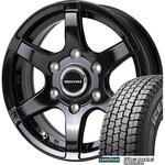 【ハイエース200系】 スタッドレスタイヤ GOODYEAR(グッドイヤー) ICE NAVI CARGO 195/80R15 107/105L LT + アルミホイール4本set Goodyear