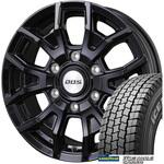 【ハイエース200系】 スタッドレスタイヤ GOODYEAR(グッドイヤー) ICE NAVI CARGO 195/80R15 107/105L LT + アルミホイール4本set Goodyear