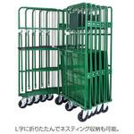 61-433-93-3 店舗用ラスパレ 床板スチールタイプ扉無し 61-433-93シリーズ アズワン