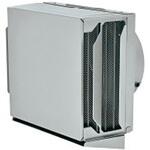 SUS製 角形耐外風フード 縦ギャラリ 網5M 左右開口・前方吹き・ドレン皿付タイプ メルコエアテクノロジー(旧:メルコエアテック)