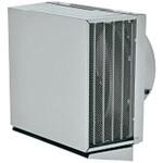 SUS製 角形耐外風フード 縦ギャラリ FD120度 網10M 左右開口・ドレン皿付タイプ メルコエアテクノロジー(旧:メルコエアテック)