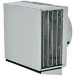 SUS製 角形耐外風フード 縦ギャラリ FD72度 網3M 左右開口・ドレン皿付タイプ メルコエアテクノロジー(旧:メルコエアテック)