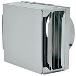 SUS製 角形耐外風フード 縦ギャラリ 左右開口・前方吹きタイプ 排気専用 メルコエアテクノロジー(旧:メルコエアテック)