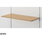 61-806-35-2 木目調スチール棚セット ラスティック柄調 61-806シリーズ アズワン