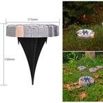 お庭に合う埋め込み式ソーラーガーデンライト オフトレイル