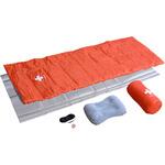 防災士監修 防災寝袋5点セット 寝袋 アイマスク アルミシート 耳栓 エア枕 YAMAZEN(山善)