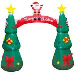 エアブロー クリスマスツリーアーチ(高さ：H240cm) アルファ[販促]