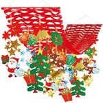 キラキラサンタプリーツハンガー アルファ[販促]