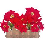 TE5-1363 ポインセチア垣根スタンド アルファ[販促]