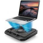 ノートパソコンクーラー 冷却スタンド 12～18インチ対応 大口径12cmファン 18段階風量調整 3段階角度調整 エレコム