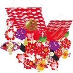 節分扇プリーツハンガー アルファ[販促]