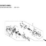 31210-ZE3-033 モーターユニット、スターター 1個 ホンダ 【通販