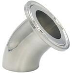 45°片ヘルール付エルボ フローバル