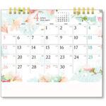 卓上カレンダー モダン押し花・和紙はり絵 キングコーポレーション