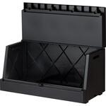 出し入れがスムーズな屋外ストッカー 120L BK リス