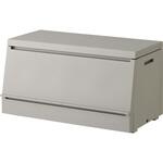 出し入れがスムーズな屋外ストッカー 120L GY リス