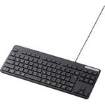 キーボード 有線 USB接続 メンブレン式 コンパクトサイズ エレコム