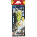 P-49Y 船太刀胴突テンヤ仕掛 イエロー ハリミツ