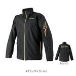 GM3792 ウィンドブレーカー #ブラック×ゴールド がまかつ Gamakatsu
