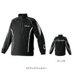 GM3766 2WAYウォームジップシャツ #ブラック×シルバー がまかつ Gamakatsu