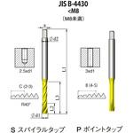 JIS B-4430 一般用ポイントタップ カーメックス