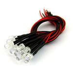 PW5-12-WHITE 20cm線付LED Φ5mm アズワン