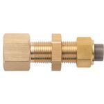PNF-12X8-PT3/8-BS 黄銅製継手(ミリ系列)隔壁メスユニオン PNFシリーズ 潤工社