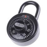 78/50KC Key Control Abus 組み合わせ南京錠 パドロック 真鍮、スチール 黒 ABUS