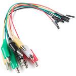 CAB-15186 Alligator Clip with Female Header 10 Pack SPARKFUN