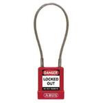 76/40CAB40 Rouge Cadenas 76 cable 40 cm Rouge Varie ABUS
