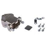 1534805-1 D-Sub バックシェエル Amplimite HD-20 シリーズ 9 極 E シルバー TE CONNECTIVITY