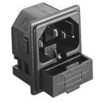 PF0011/10/63 IECコネクタ オス スナップイン 10A 5 x 20mm 1袋 2個入 BULGIN