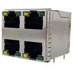 RJSGE4887441 RJ45 モジュラーコネクタ メス RJ45コネクタ PCBマウント Cat5e 1セット 180個入 AMPHENOL