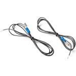 CAB-14166 Spade Connector Wire - 3ft， Female 2 Pack SPARKFUN