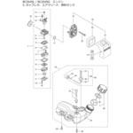 273805 BC264SL エンジン キャブレタ、エアクリーナ、燃料タンク部品