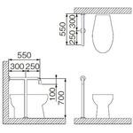 洋風トイレ手摺 ミヤコ
