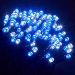 防滴100球LEDライト(ホワイト/ブルー) アルファ[販促]