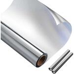 ガラスフィルム2枚セット 防犯飛散防止 シルバー 万方商事