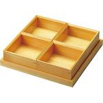 27070 木和美・正角四ツ切セット(蓋なし) 用美(ヤマコー)