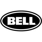 ロゴステッカー ヌキ/BLK文字 80mm BELL