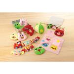 フェルトでつくるおもちゃキット コンパクト ライトイエロー×ピンク アーテック[学校教材・教育玩具]