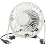 USBミニファン マグネット取付 省スペース設計 風向調整可 デスク用 オーム電機