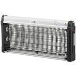 電撃殺虫器 屋内用 吊り下げ設置可 誘虫灯FL15BL×2 高電圧駆除 オーム電機