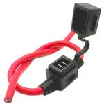 防水スローブローヒューズLPJタイプ用・ホルダー BRIDGE