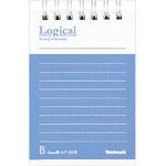 FSC-MXロジカルWリングノートA7 B罫50枚 ナカバヤシ