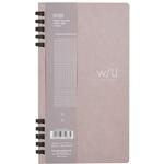 FSC-MX/WU/A5スリム/ペーパーリング/ブラウン ナカバヤシ