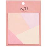 WU-FSTL-2 WU/スクエア付箋/ピンク ナカバヤシ