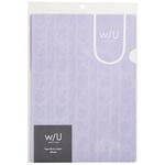 WU/A4/紙製ファイル/ラベンダー ナカバヤシ