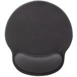 WU/リストレスト付きマウスパッド/スモーキーブラック ナカバヤシ